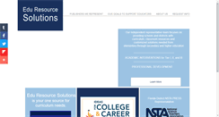 Desktop Screenshot of eduresourcesolutions.com