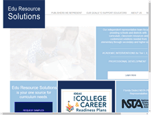 Tablet Screenshot of eduresourcesolutions.com